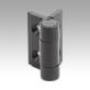 Spring hinges aluminium profile, 0.2 Nm, spring open