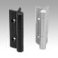 Spring hinges aluminium profile, 0.50 Nm