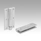 Spring hinges aluminium profile with damping