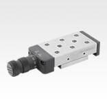 Precision slides roller mounted with micrometer spindle and location holes