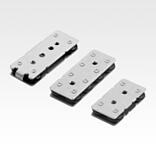 Miniature roller guide carriage for 20 mm width, rollers vertical