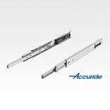Carriles telescópicos de acero inoxidable para montaje lateral, con extensión completa, capacidad de carga hasta 90 kg