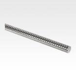 Gear racks in steel toothing milled, straight teeth, engagement angle 20°