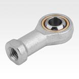 Rod ends with plain bearing, internal thread, steel, DIN ISO 12240-1 maintenance-free