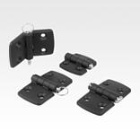 Hinges plastic, separable, dismountable