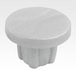 End caps plastic for hinge halves