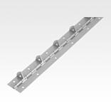 Piano hinges, stainless steel with stop