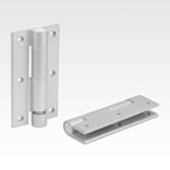Spring hinges aluminium profile with damping