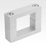 Flange clamps, aluminium, for square linear actuators