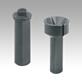 Centre, steel for tailstock with centre height 12 mm, Form C hollow cup centre