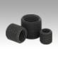 Threaded bushings for grid systems