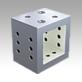 Mini tooling blocks, grey cast iron with grid holes