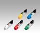 LiED's with series resistor and single-phase rectifier, socket L5.5k 12/24 V