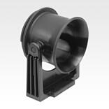 Swivel arms with spring stop