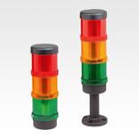Colonnes de signalisation, LED verte, jaune, rouge, Ø70 mm
appareil complet