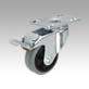 Swivel castors with stop fix