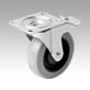 Swivel castors with stop fix