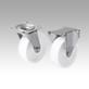 Swivel and fixed castors stainless steel, standard version