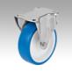 Fixed castors, stainless steel, for sterile areas