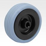 Solid rubber wheels with polyamide wheel hub