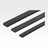 Cellular rubber rectangular profiles EPDM or CR, self-adhesive