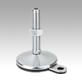 Pieds réglables en acier ou en inox, forme D