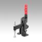 Toggle clamps vertical heavy-duty with fixed clamping spindle