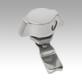 Quarter-turn locks, stainless steel 1.4401 with wing grip and hole for padlock