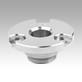 Douilles de fixation en acier pour verrous quart de tour