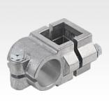 Tube clamps cross, aluminium