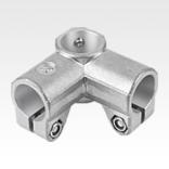Tube clamps right-angle, aluminium