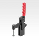 Toggle clamps vertical heavy-duty with fixed clamping spindle