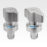 Ball lock pins, steel, heavy-duty version
with stainless steel twist knob