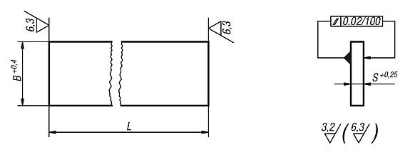 Rectangular plates precision steel