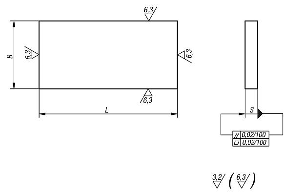 Large plat Fonte grise et aluminium