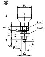 Indexing plunger with status sensor, Form B