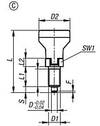 Indexing plunger with status sensor, Form C