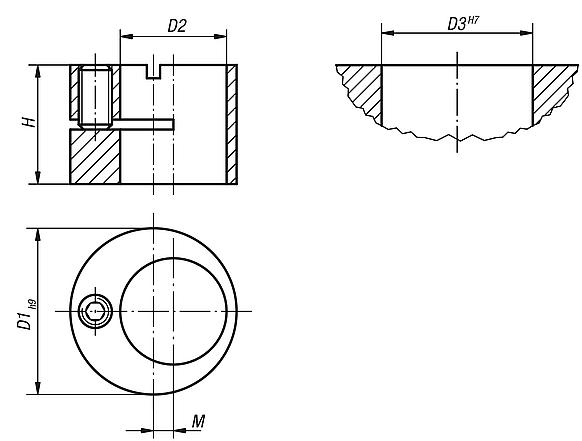 Eccentric bushes for lateral spring plungers