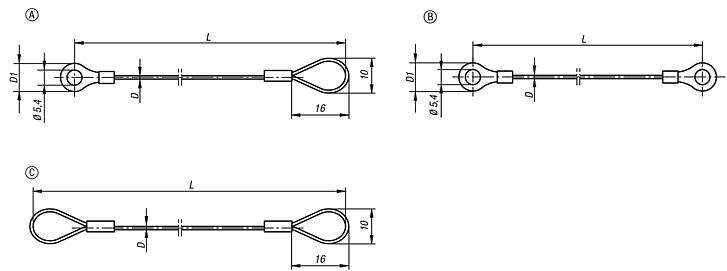 Corde de maintien