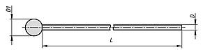 Wire cables with end piece
