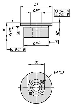 Mounting plates for clamping collets