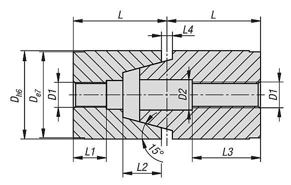 Centring guide steel
