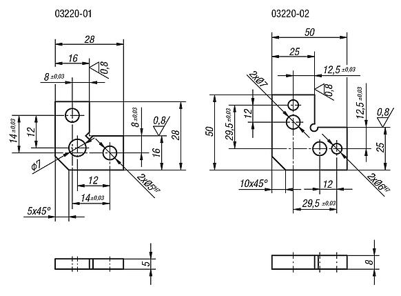 Positioning brackets