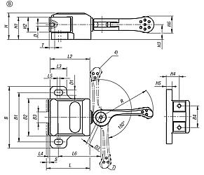 Side clamp, Form B