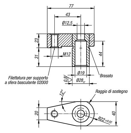 Staffe verticali di precisione