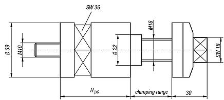 Clamping bolts