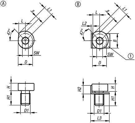 Cam clamps steel