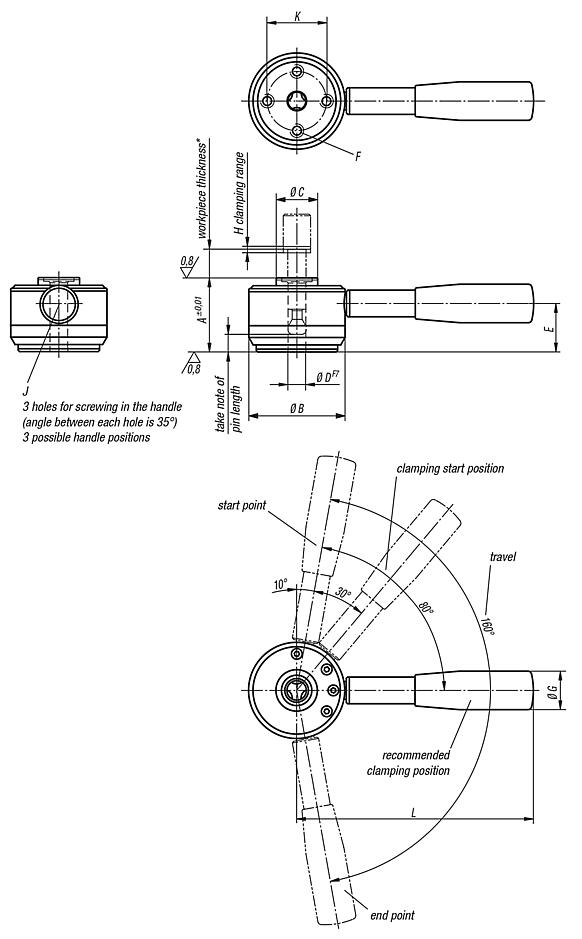 Pull clamps (high force)