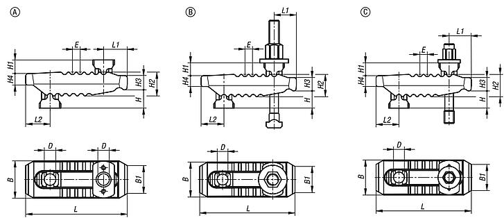 Clamp strap assemblies