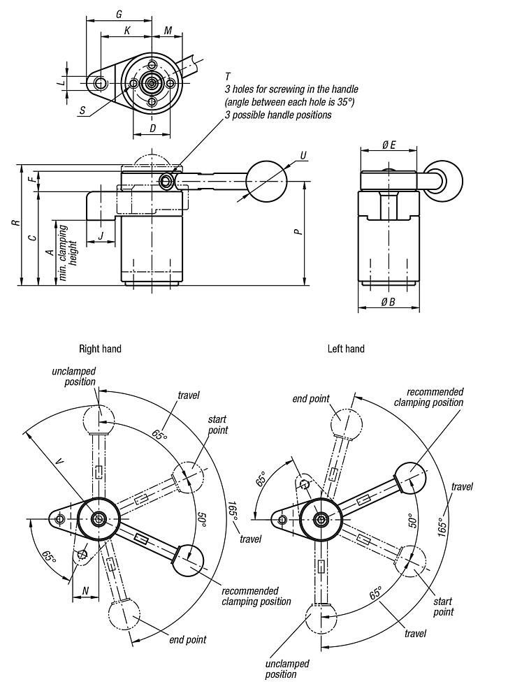 Swing clamps